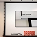 Draper 140030CD-Black Access/Series V 133 diag. (65x116) - HDTV [16:9] - CineFlex White XT700V 0.7 Gain - Draper-140030CD-Black