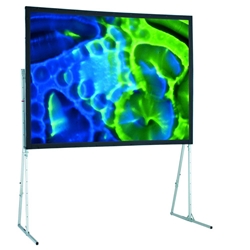 Draper 241328 Ultimate Folding Screen with Extra Heavy-Duty Legs 173 diag. (92x147)-Widescreen [16:10] 