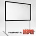 Draper 385129 FocalPoint (black) 255 diag. (135x216)-Widescreen [16:10]-Matt White XT1000VB 1.0 Gain - Draper-385129