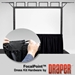 Draper 385139 FocalPoint (black) 226 diag. (120x192) -Widescreen [16:10] -CineFlex CH1200V 1.2 Gain - Draper-385139