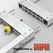 Draper 383488 StageScreen (Black) 240 diag. (144x192) - Video [4:3] - Matt White XT1000V 1.0 Gain - Draper-383488