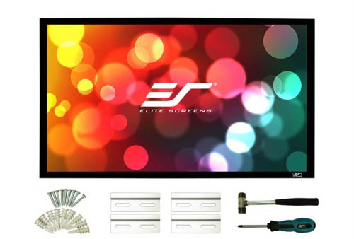 Elite Screens Elite ER180WH2 SableFrame 2 Series - 180 diag. (88.3x156.9) - HDTV [16:9] - CineWhite 1.1 Gain