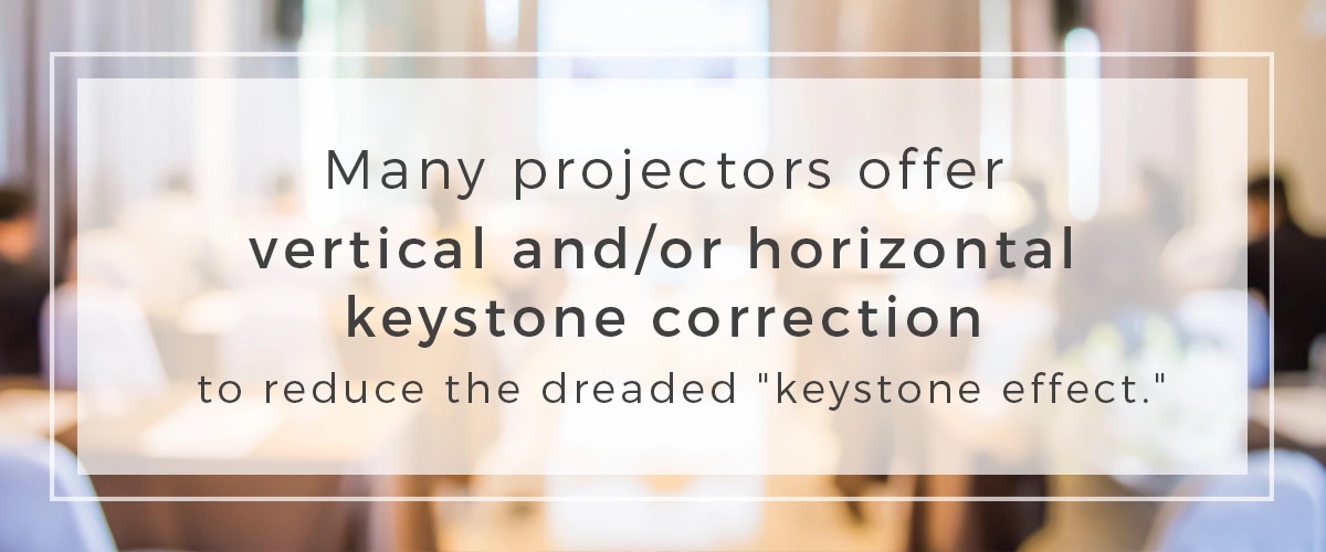 Projector Keystone Effect