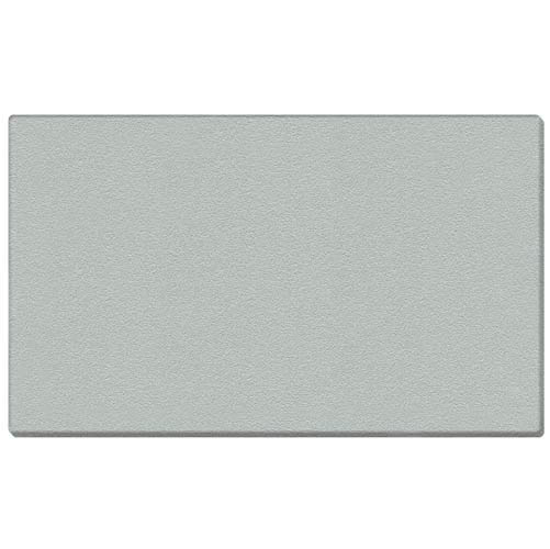 Ghent 72.5" x 48.5" 1/2" Vinyl Tackboard - Wrapped Edge - Silver  Vinyl Tackboard - Wrapped Edge - Silver
