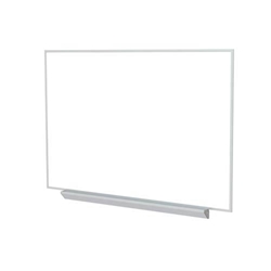 Ghent 120.5" x 48.5" Aluminum Frame Premium Porcelain Magnetic Whiteboard - 4 Markers & Eraser