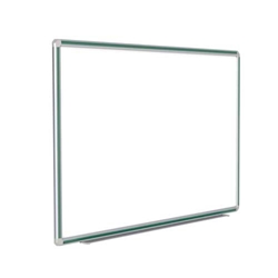 120" x 48" DecoAurora Aluminum Frame Porcelain Magnetic Whiteboard - Hunter Green Trim