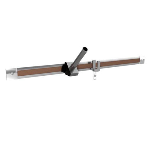 Ghent 8' Length Aluminum 1" Maprail w/ cork insert - 1 Per Carton