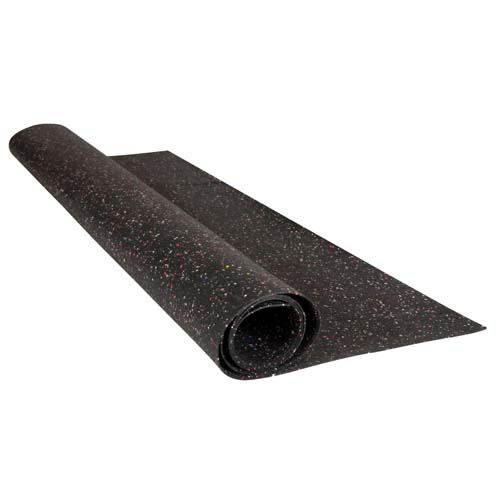 Ghent 4'X12' 1/16" Recycled Rubber Tack Roll - Confetti