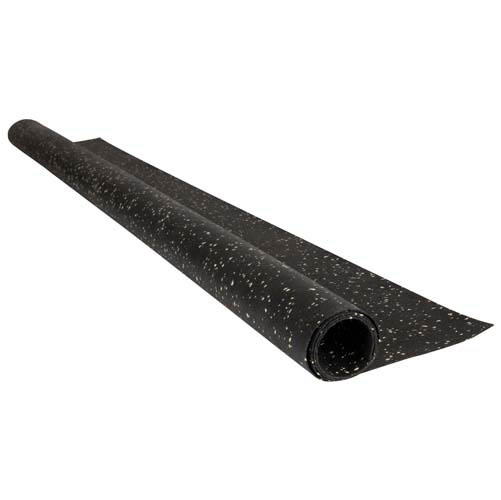 Ghent 4'X48' 1/16" Recycled Rubber Tack Roll - Tan Speckled