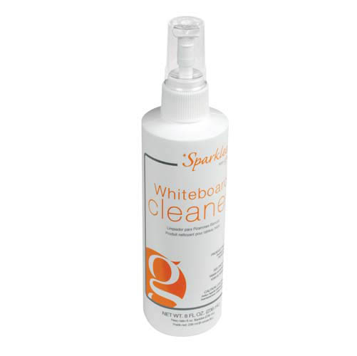 Ghent 8 oz. Spray Bottle of Sparkleen Whiteboard Cleaner - 12 Per Carton