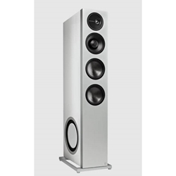 Definitive Technology D17 Demand Series Performance Tower Speaker with Dual 10" Passive Bass - Right - White