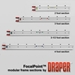 Draper 385097 FocalPoint (black) 180 diag. (108x144) - Video [4:3] - CineFlex CH1200V 1.2 Gain - Draper-385097
