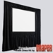 Draper 383502 StageScreen (Black) 414 diag. (202.5x360) - HDTV [16:9] - Matt White XT1000V 1.0 Gain - Draper-383502