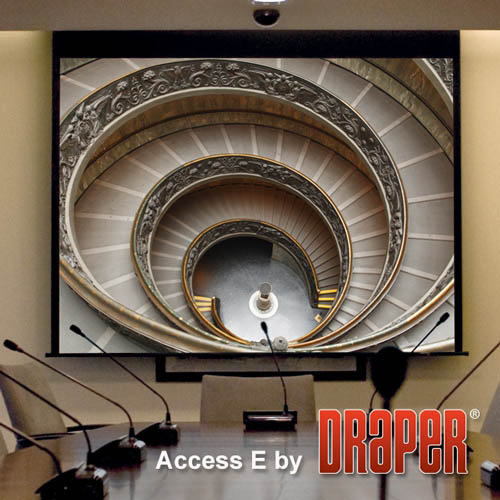 Draper Access E 144x192 240 Diag Projector Screen Video Format Contrast Grey Fabric