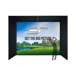 Elite Screens Golf Simulator Impact Screen 10x10 Swingbay ImpactWhite GSB10x10-IPW1145 