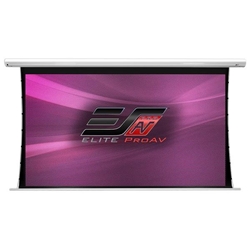 Elite Screens Saker Tab-Tension AcousticPro UHD 180" Diag. 16:9, 4K/8K Ultra HD Electric Motorized Sound Transparent Perforated Weave Drop Down Front Projector Screen, SKT180UH-E3-AUHD 