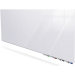 Ghent ARIASM46WH Aria 4'H x 6'W Magnetic Low Profile 1/4" Glassboard - Horizontal White - Ghent-ARIASM46WH