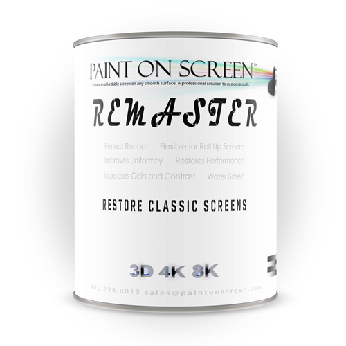 Projector Screen Paint - Remaster Vinyl Screen - Restore and Renew