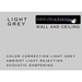 Projector Screen Paint - Wall/Ceiling Ambient Light Rejecting Acoustic Dampening - Light Grey-Gallon - POS-G00WCLG