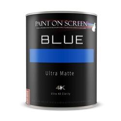 Projection / Projector Screen Paint - Chroma Key Blue Paint - Gallon 
