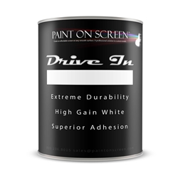 Projection / Projector Screen Paint - Drive In - Projection Paint for Drive In Theaters - G00DIT - 1 Gallon 