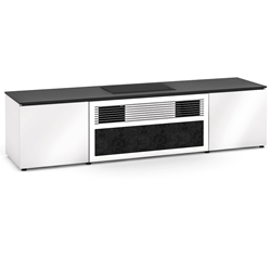 Salamander Designs Miami 245 Cabinet for integrated Formovie Theater UST Projector - Gloss White - X/FORMOVIE/245MM/BK 