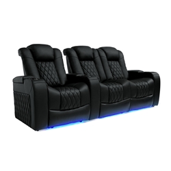Valencia Tuscany Motorized Home Theater Seating - Top Grain Leather 