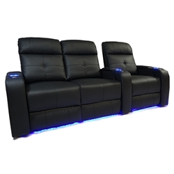 Valencia Verona Motorized Home Theater Seating - Top Grain Leather 